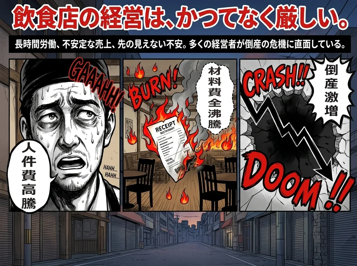 次々に押し寄せる、悪材料に困り果ててる店長